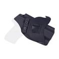 thumbnail image 1 of Rounded OWB KYDEX Paddle Holster, Ruger LC9/LC9s/LC380/EC9s, Left Hand, Black, R, 1 of 5