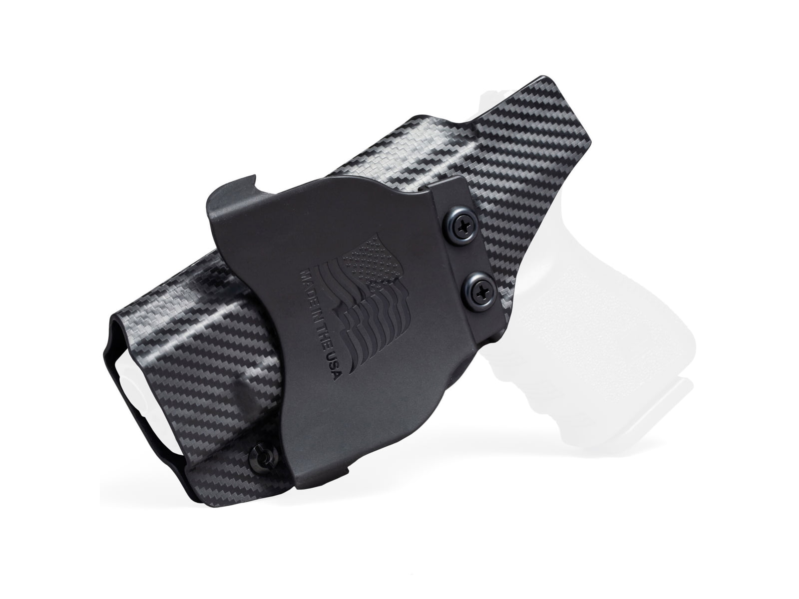 Rounded OWB KYDEX Paddle Holster, Ruger Security-9, Left Hand, Black, RGR-SCRTY9
