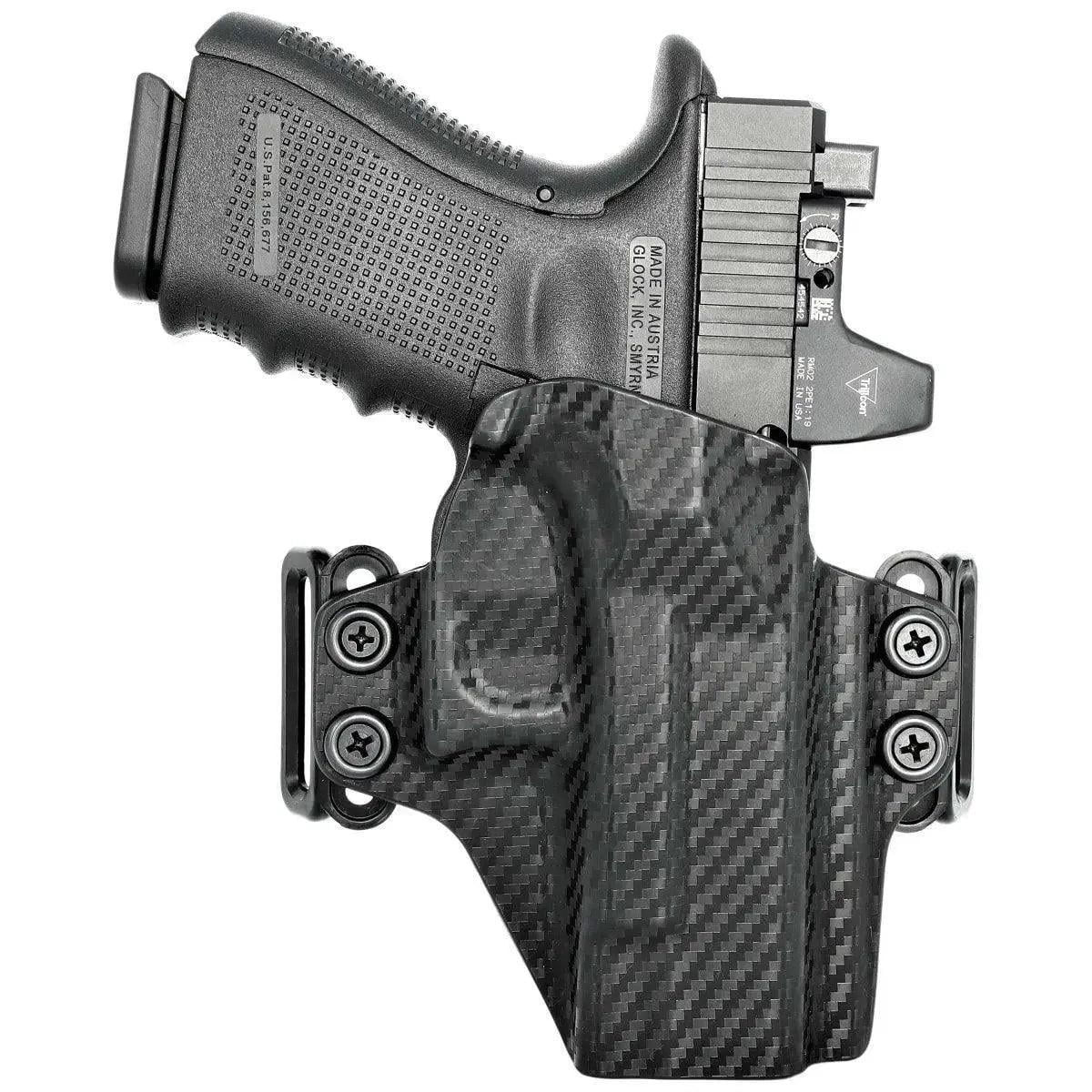 Sig Sauer P320 Compact OWB Holster Carbon Fiber Black / Ambidextrous (Either RH or LH) by Rounded Gear