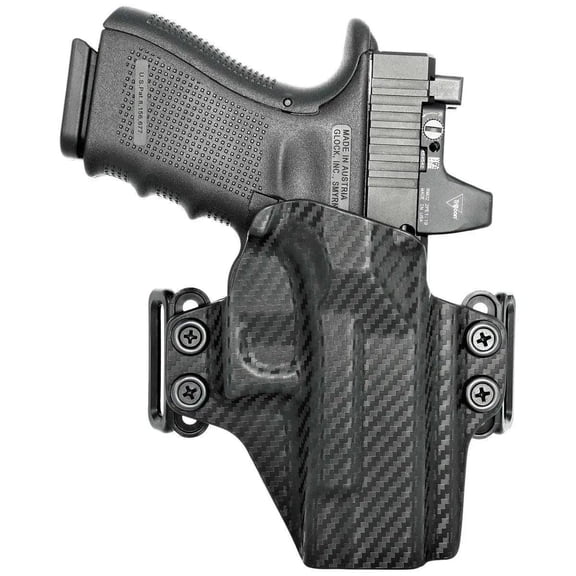 Sig Sauer P320 Compact OWB Holster Carbon Fiber Black / Ambidextrous (Either RH or LH) by Rounded Gear