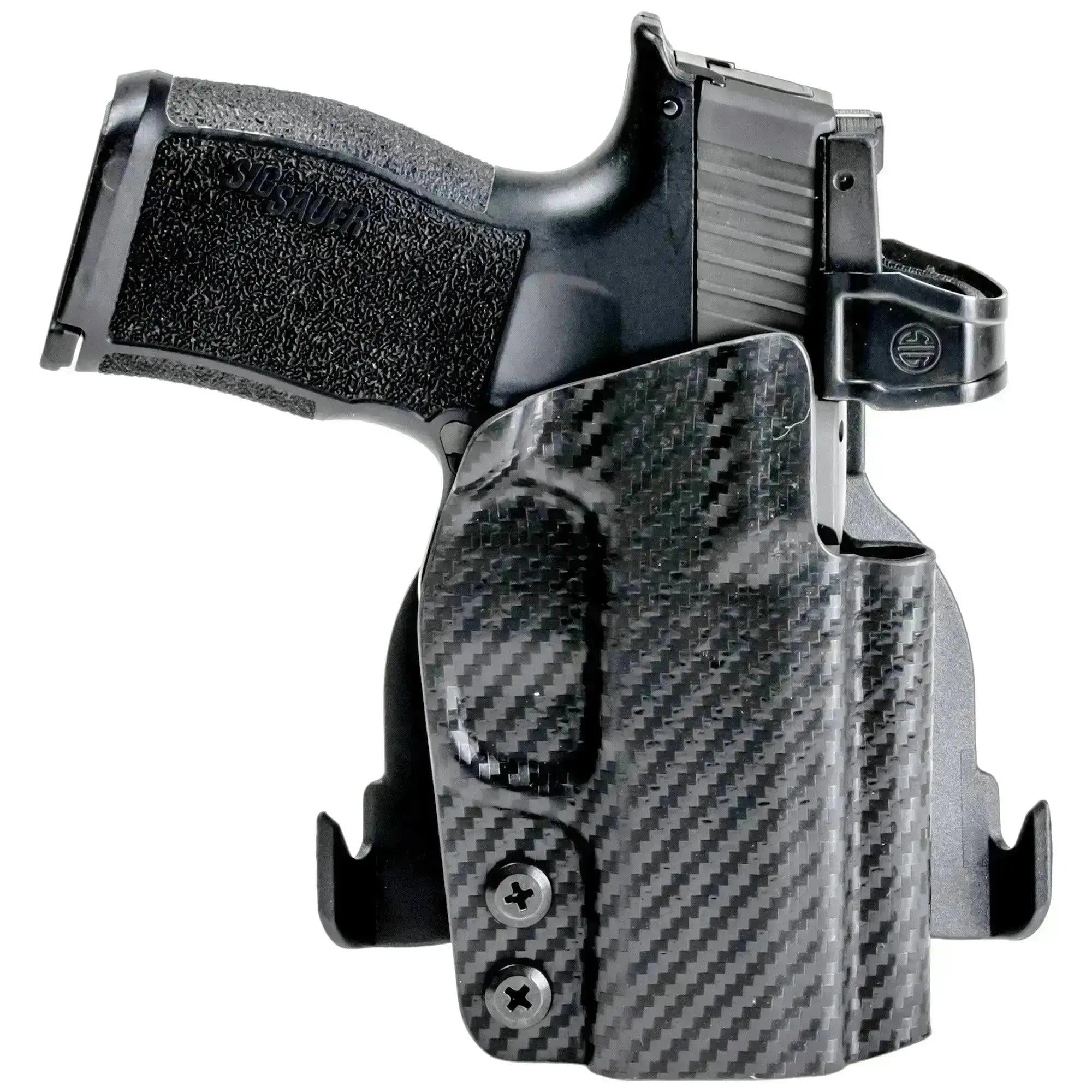 SAR FIREARMS SAR9 Compact Paddle Holster Carbon Fiber Black / Left Hand by Rounded Gear