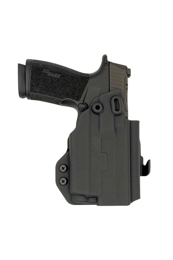 Sig Sauer P320 Compact Olight PLX Paddle Holster Black / Right Hand by Rounded Gear