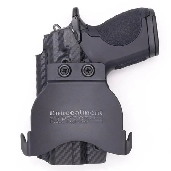 Smith & Wesson CSX 3.6in Paddle Holster Carbon Fiber Black / Right Hand by Rounded Gear