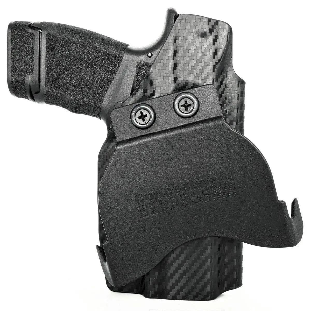 Stoeger STR-9 / STR-40 Paddle Holster Carbon Fiber Black / Left Hand by Rounded Gear