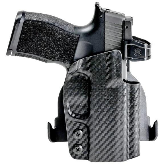 Walther P22 Paddle Holster Carbon Fiber Black / Left Hand by Rounded Gear