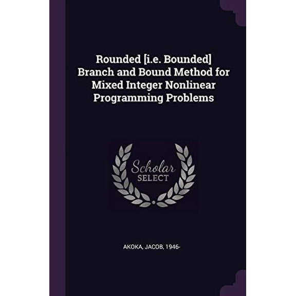 Rounded [i.e. Bounded] Branch and Bound Method for Mixed Integer Nonlinear Programming Problems (Paperback)