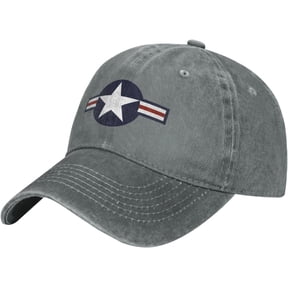 Roundel of The USAF Pattern Printing Baseball Cap for Men Women Dad Hat Adjustable Cap Black