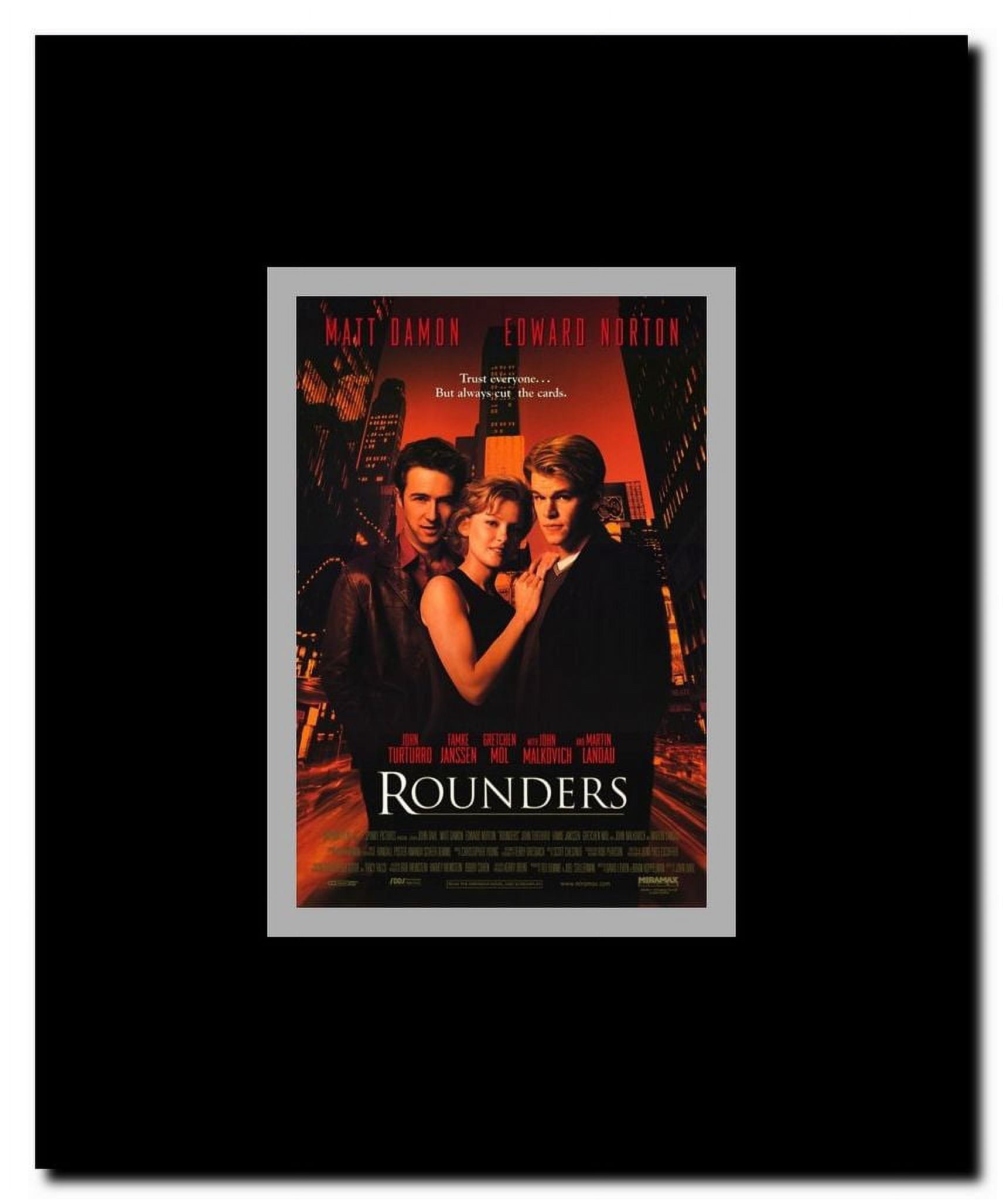Rounders Framed Movie Poster
