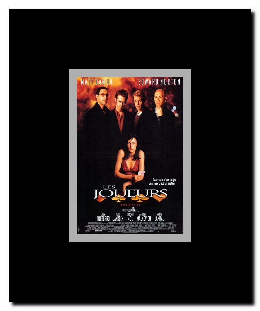 Rounders Framed Movie Poster