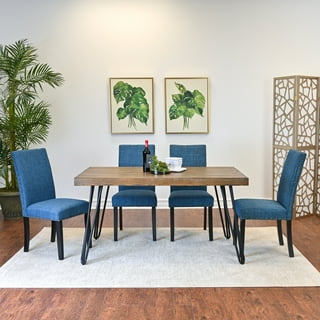 Roundhill furniture cylina solid wood glass top round dining table with 4 chairs deals
