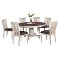 thumbnail image 1 of Roundhill Furniture Arch Round 7 Piece Dining Set, 1 of 11