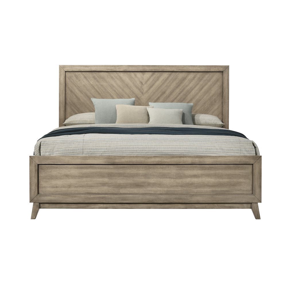 Roundhill Furniture Arena 3-PC Contemporary Wood Bedroom Set Queen