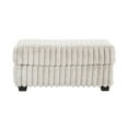thumbnail image 1 of Roundhill Furniture Belvoir Accent Cocktail Ottoman, Beige Champagne, 1 of 7