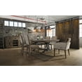 thumbnail image 1 of Birmingham 7-piece Driftwood Finish Butterfly Leaf Table with Nail Head Chairs Dining Set, 1 of 9