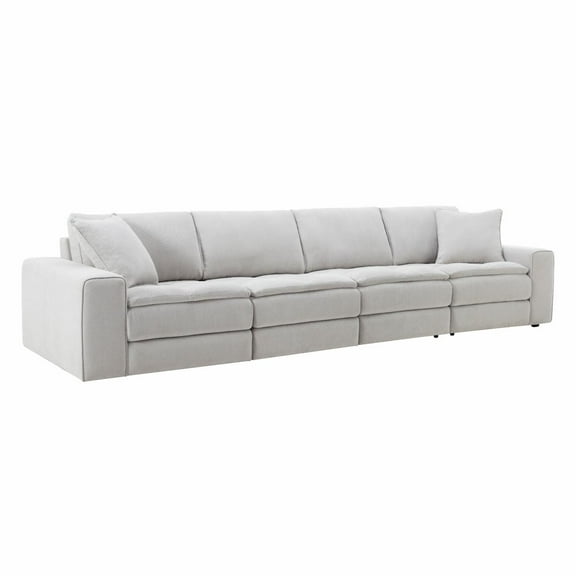 Roundhill Furniture Breton Contemporary 4-Piece Sofa