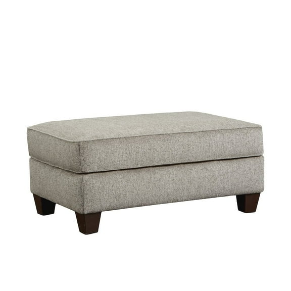 Roundhill Furniture Camero Fabric Cocktail Ottoman, Gray