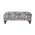 thumbnail image 1 of Roundhill Furniture Charbilia Fabric Tufted Cocktail Ottoman in Tupper Flannel, 1 of 9