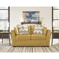 thumbnail image 1 of Roundhill Furniture Clareen Upholstered Stationary Loveseat, Sunflower, 1 of 7