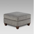 thumbnail image 1 of Roundhill Furniture Davoz Upholstered Cocktail Ottoman, Tori Slate, 1 of 6
