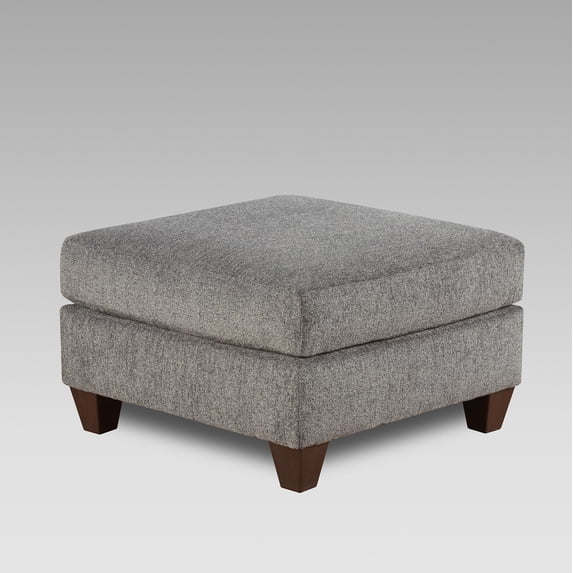 Roundhill Furniture Davoz Upholstered Cocktail Ottoman, Tori Slate