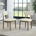 thumbnail image 1 of Roundhill Furniture Ellis Boucle Upholstered Dining Chairs, Set of 2, 1 of 11