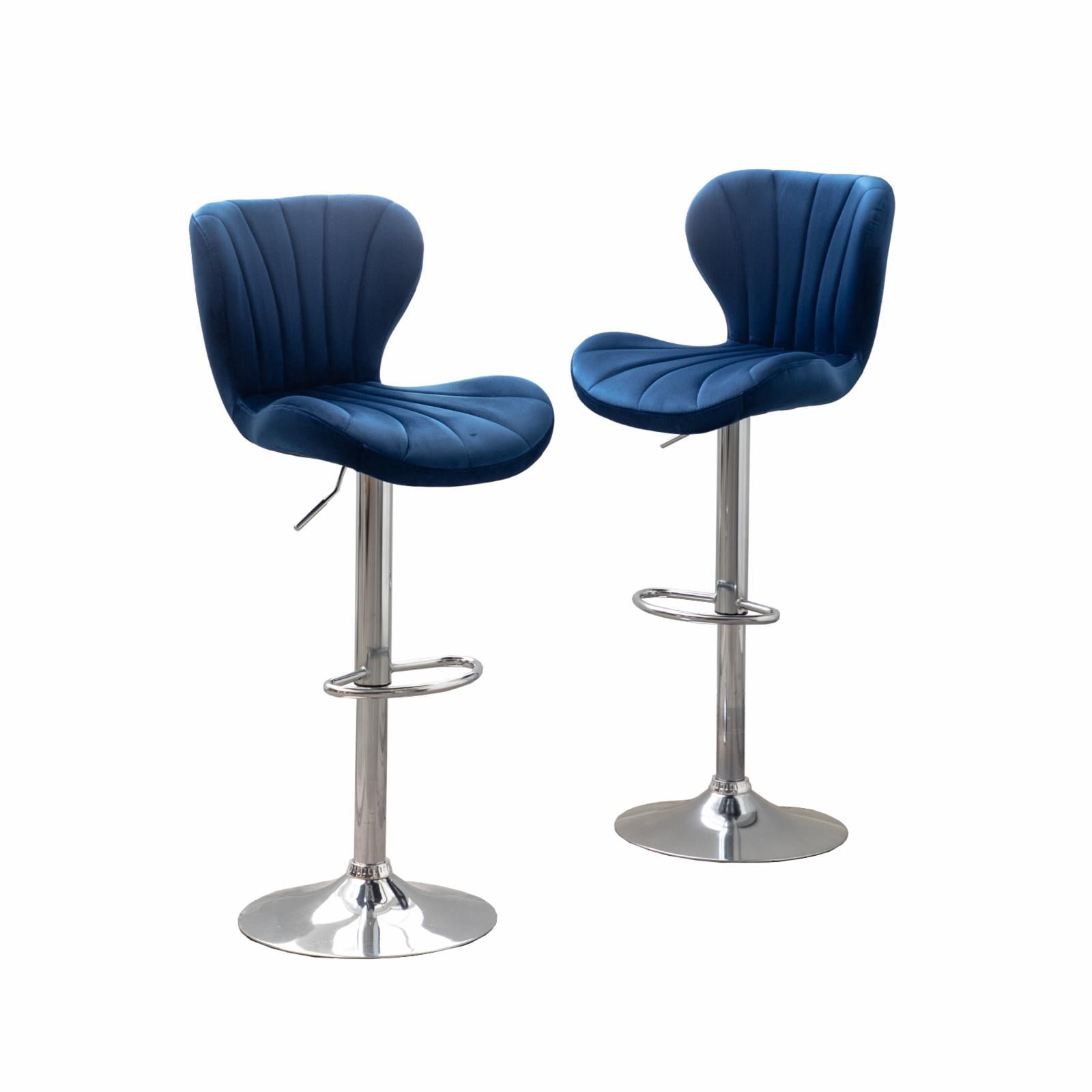 Breakfast Bar Royal Blue Bar Stool Counter Height Bar Stools Set Of
