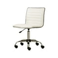 thumbnail image 1 of Roundhill Furniture Fremo Chromel Adjustable Air Lift Office Chair, White, 1 of 9