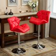 Roundhill Furniture Glasgow Contemporary Tufted Adjustable Height