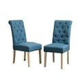 thumbnail image 1 of Roundhill Furniture Habit Dining Chair, Set of 2, Blue, 1 of 9