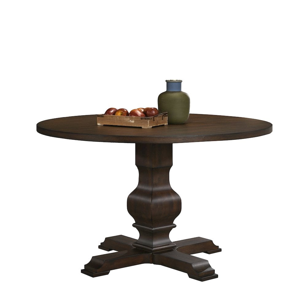 Roundhill Furniture Havre Pedestal Dining Table - Thumbnail 3