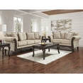 thumbnail image 1 of Roundhill Furniture Hernen 5-Piece Living Room Set, Emma Wheat, 1 of 14