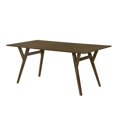 thumbnail image 1 of Roundhill Furniture Lavin Contemporary Walnut Finish Dining Table with Solid Wood Base, 1 of 10