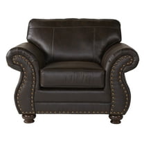 Roundhill Furniture Leinster Faux Leather Upholstered Accent Chair