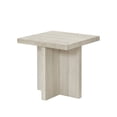 thumbnail image 1 of Roundhill Furniture Mchome Square End Table, Nightstand, White Finish, 1 of 9