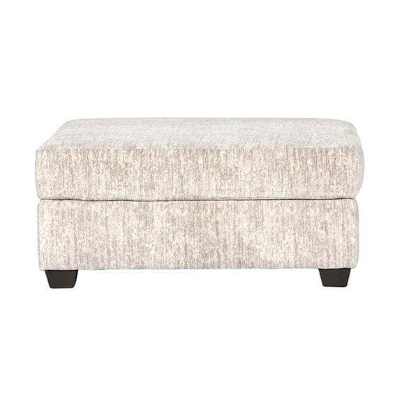 Roundhill Furniture Nason Living Room Ottoman, Parchment