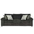 thumbnail image 1 of Roundhill Furniture Nason Wide Wale Corduroy Sofa, Charcoal, 1 of 5