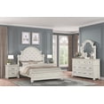 thumbnail image 1 of Roundhill Furniture Nelson French Traditional 5-Piece Bedroom Set, Antique White, Queen, 1 of 19