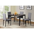 thumbnail image 1 of Roundhill Furniture Noyes Faux Leather Dining Chair in Gray (Set of 4), 1 of 5
