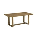 thumbnail image 1 of Roundhill Furniture Parker Dining Table, Trestle Base, Light Oak, 1 of 9