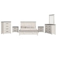 thumbnail image 1 of Roundhill Furniture Realynn 6-PC Wood Bedroom Set, Queen Size, Off-White Finish, 1 of 16