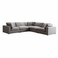 thumbnail image 1 of Roundhill Furniture Rivas Contemporary 5-Piece Sectional Sofa - Graphite, 1 of 6