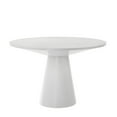 thumbnail image 1 of Roundhill Furniture Rocco 48 in Round Dining Table, White, 1 of 9