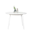 thumbnail image 1 of Roundhill Furniture Roma Contemporary White Round Dining Table, 1 of 7
