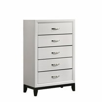 Roundhill Furniture Stout Contemporary 5-Drawer Chest - Gray
