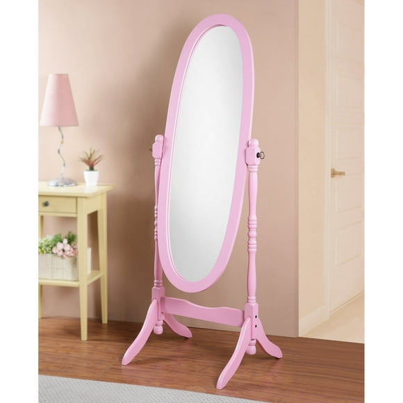 Roundhill Furniture Traditional Queen Anna Style Floor Cheval Mirror