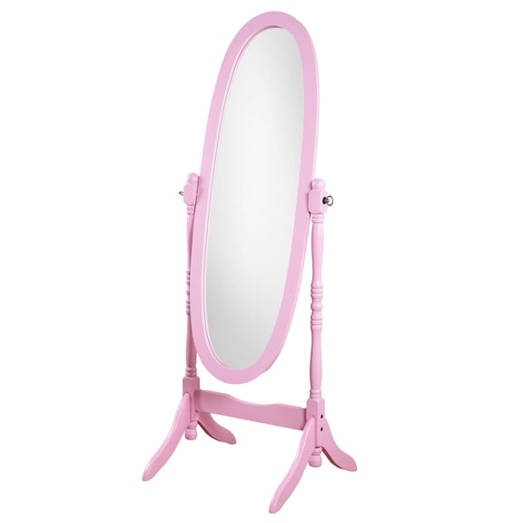 Roundhill Furniture Traditional Queen Anna Style Floor Cheval Mirror