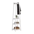 thumbnail image 1 of Roundhill Furniture Vassen 3-Tier Storage Shelve Coat Rack, 1 of 5