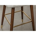 thumbnail image 1 of Roundhill Nevis Mid-Century Faux Leather Tufted 29.5 H. Bar Stool, 1 of 5