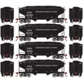 thumbnail image 1 of Roundhouse 70251 HO Chesapeake & Ohio 34' 2-Bay Offset Hopper w/Coal Load #2 (4), 1 of 1