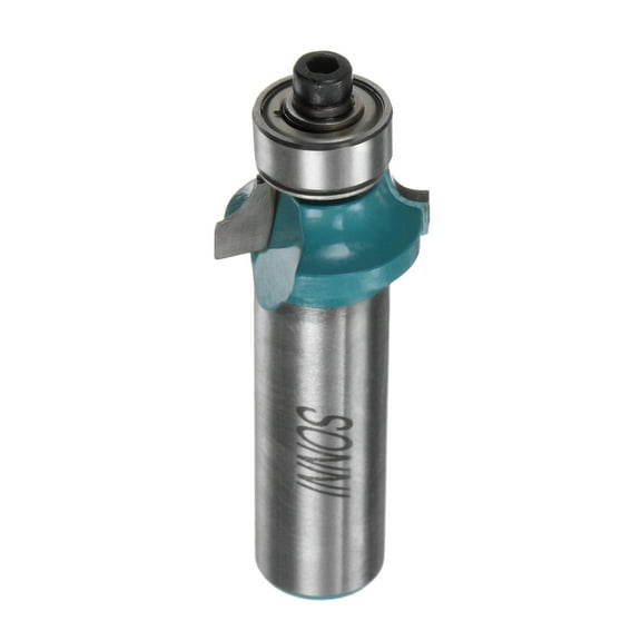 Roundover Router Bit 1/2 Shank 5/32" Radius Carbide Tipped with Bearing Cyan